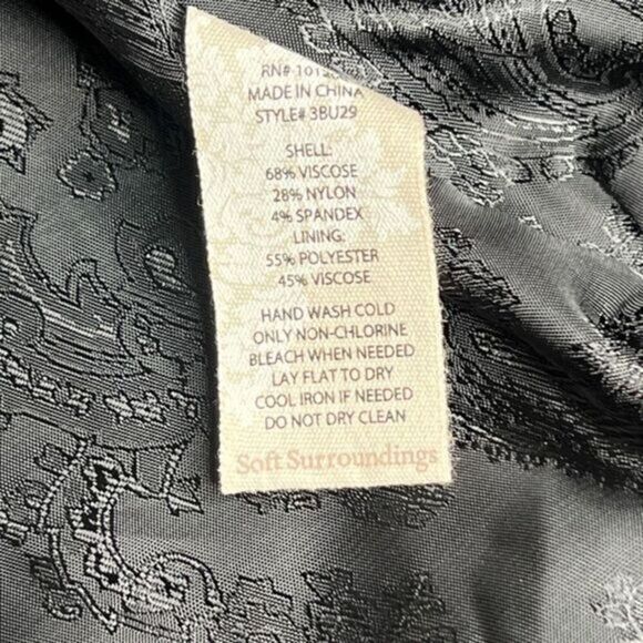 Soft Surroundings Leontine Leopard Print Jacket Size XS Petite - Picture 12 of 14